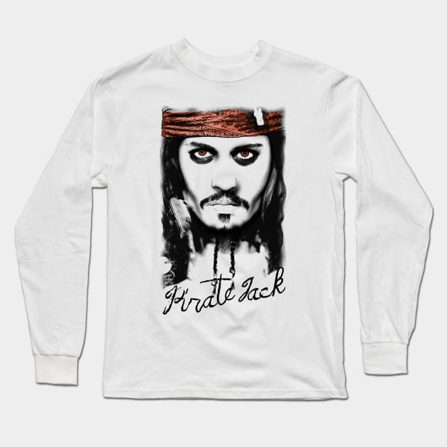 Jack the Pirate Long Sleeve T-Shirt by RedSheep